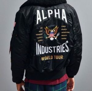 ALPHA INDUSTRIES B-15 SLIM FIT BOMBER JACKET